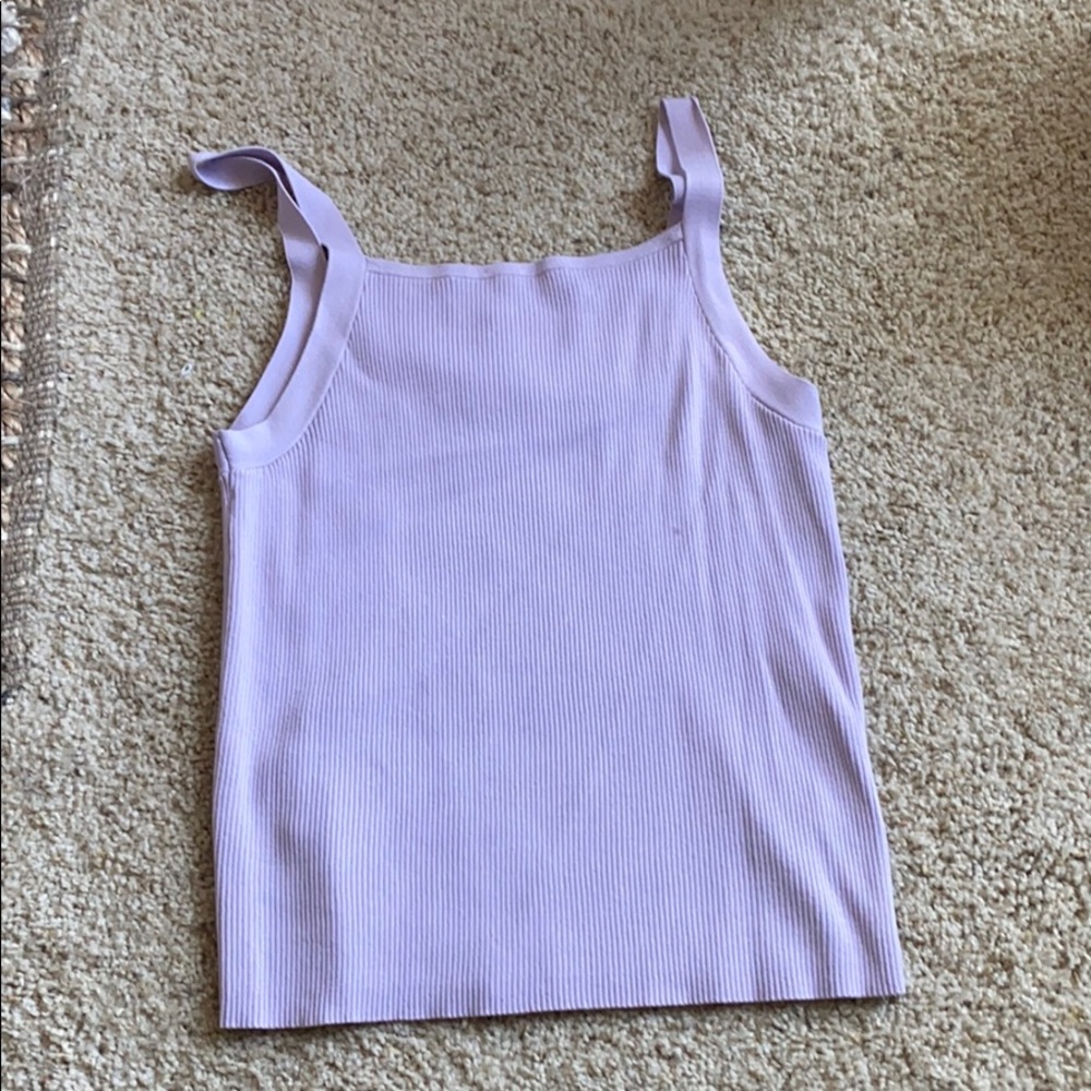 Ribbed tank top